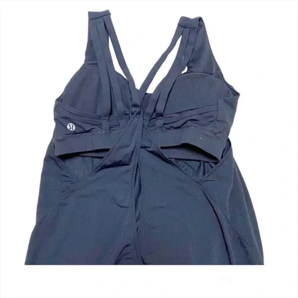 Lululemon black tank top with built in padded bra - Picture 6 of 6